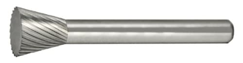 Fresa de carburo Alfa Tools B71278 cono invertido miniatura 1