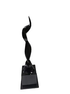 Rainy Forest Trophy Black Lady for Film Fair Awards,& Best Actor Awards Celebration, Sports, Event & Functions, S 435 (12 inch) (11)
