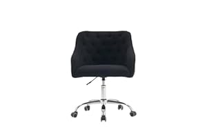 Dfjoenvldkhfe Schwarzer Bürostuhl mit Rollen Meetingraum