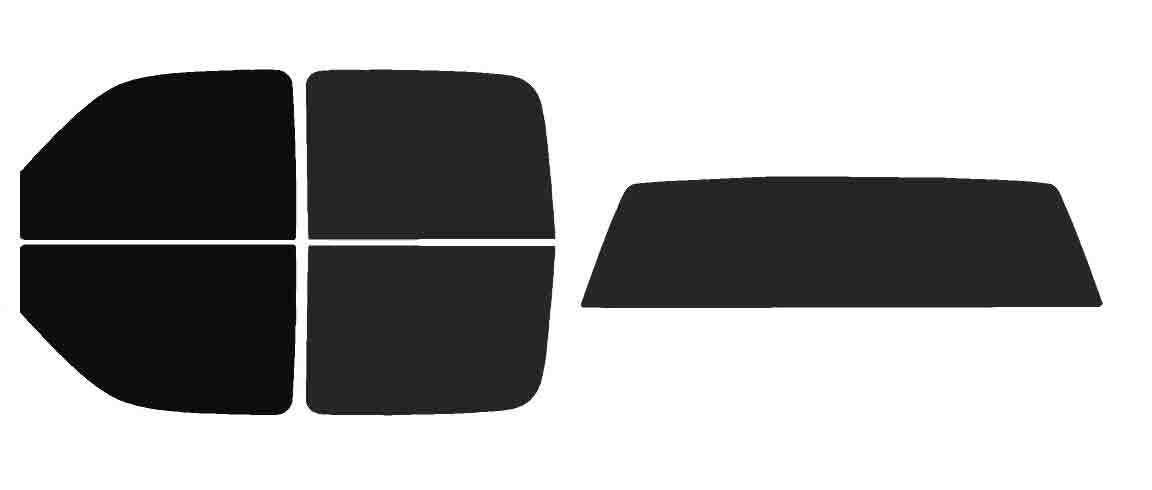 The Tint Effect Precut Window Tint Kit Compatible with Chevrolet Silverado 1500 Crew Cab Truck (1999-2006) &amp; (2007 Classic)(Full Truck 5% Front / 15% Rear and Solid Rear) Automotive Film
