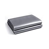 防水 トラック 屋外 テント サンシェード シルバーシート ターポリン 防水 160g/m2 軽トラ カバー 荷台 アルミハトメ 丈夫で扱いやすい きトラック、キャンプ場、建設、農機具用防水シート、1.8x4.8m