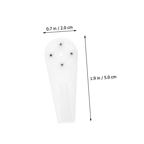 Image of DOITOOL 100pcs Invisible Picture Hanger Non-Trace Wall Hooks for Concrete Stucco Easy Installation Picture Hanging for Frames Artwork and More
