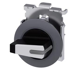 Siemens interrupteur à bascule lumineux 3SU1062-2FF60-0AA0 en métal mat robuste 30mm