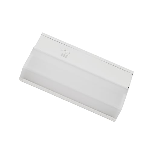 Homenhancements 6-Inch Dimmable Under Cabinet LED Light, Hardwired Installation Only, Color Selectable - Soft White/ Bright White/ Daylight White, 6W, White Finish