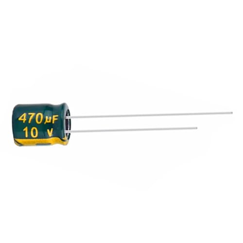 Condensateur 10V 470uF en aluminium de haute précision radiale 6x7mm 50pcs