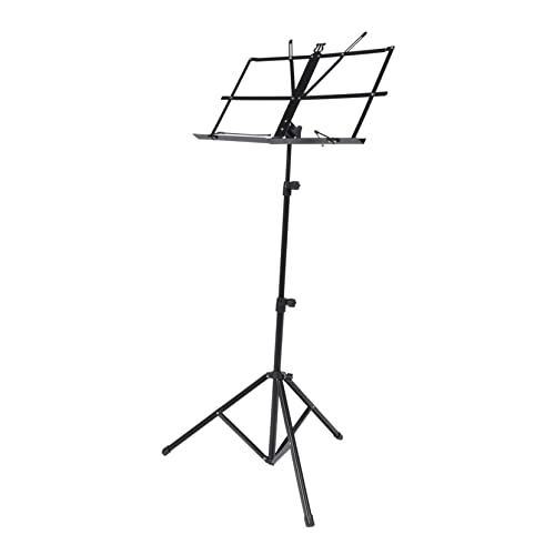 ERINGOGO Adjustable Sheet Music Stand Strong Reading Stand Folding Music Score Rack for Performance