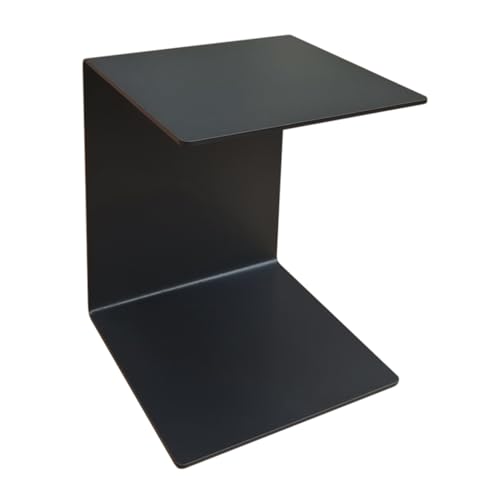 Table basse en fer noir à la finition élégante et épurée