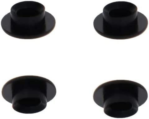 Miniatura 3 de Bettomshin 30 tapas de interruptor de botón táctil de 0.315 x 0.157 in para interruptor micro táctil de 0.236 x 0.236 in, color negro