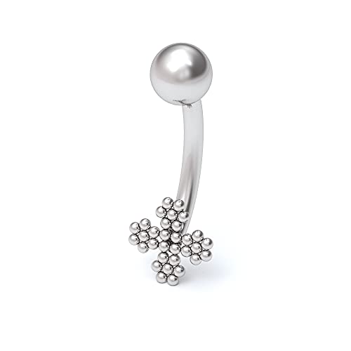 Surgical Steel Belly Button Ring Navel Ring 14 Gauge