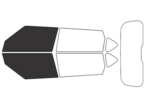 Rvinyl Window Tint Kit Compatible with Kia Soul 2014-2019 - Front Precut Kit - 20%