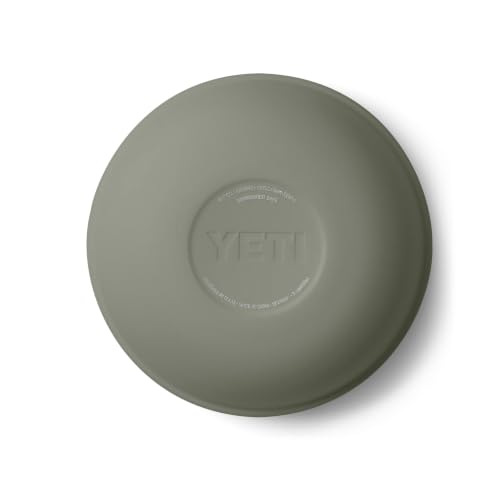 Image of YETI Rambler Bowls, Vacuum Insulated, Stackable and Nestable Stainless Steel Bowl with Lid, 1 Quart, Pampa Green