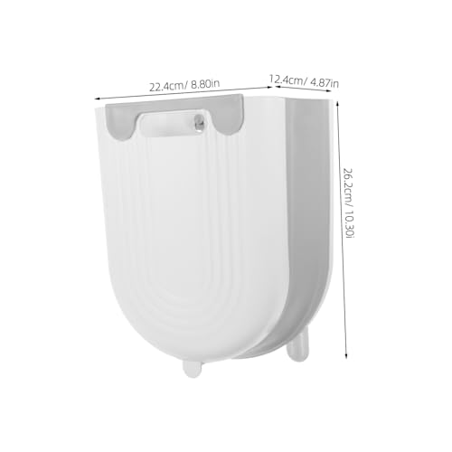 Caneca de basura rectangular para cocina con montaje en pared miniatura 2