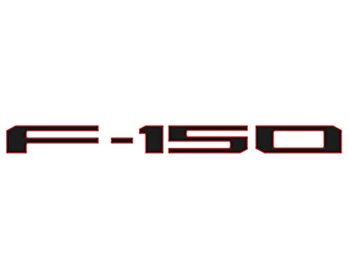 Image of F-150 Tailgate Emblem Letter Inserts - Compatible with 2021-2026 F-150