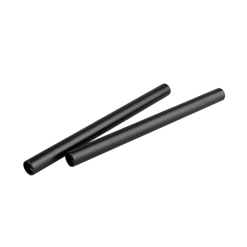 Image of 2Pcs Aluminum Alloy 15MM Camera Guide Rods 20CM, Black
