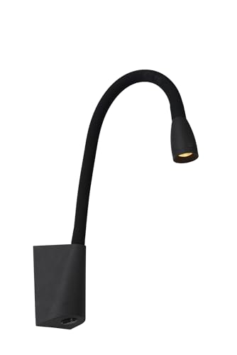 Lucide Galen Di Led – Lampada Da Parete – Led – 1 X 3 W 3000 K – Bianco, Alluminio, Black, Integriert, 3 Wattsw, 230 Voltsv