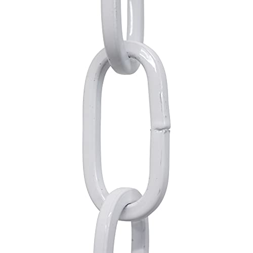Image of RCH Hardware CH-S62-45-WHT-10 Steel Chandelier Chain, White (10 Feet)