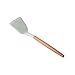 Łopatka do Woka Silikonowa łopatka Turner - z drewnianą rączką, naczynia bez kijowego naczyń naczynia kuchennego (szary) Elastyczny zestaw łopatek kuchennych
