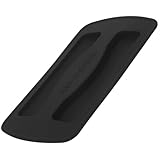 Lurrose Silikon Toasterdeckel Staubschutz Flexibler Brotbackautomatendeckel Hitzebeständig Schwarz Spülmaschinengeeignet Küchen Toasterzubehör für Alltag