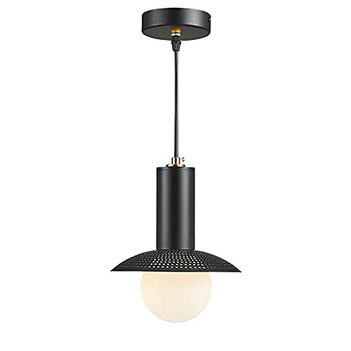 Plafond lampadaire noir pour vestiaire sombre, éclairage compact