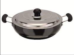 Hard Anodized Deep Kadai Aluminium Kadhai for Cookware Deep Frying Pan Everyday Pan All Purpose Pan Stir Fry Pan Kadhai with Stainless Steel Lid Cookware Kadai for Home and Kitchen 2 Liter (3mm) 2 Gallery Image