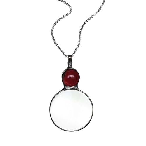 Collier loupe festif en acier inoxydable un cadeau idéal pour elle