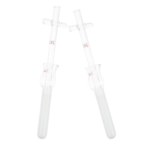 Mikinona Homogeneizador de Tejidos de Células de Vidrio 2ml Mortero Resistente a Altas Temperaturas para Laboratorio y Experimentos, Pack de 2 Piezas Eficientes