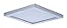 Maxim 57722WTSN Wafer Energy Star JA8 & ADA Compliant Acrylic 6" Square Outdoor Low Profile LED Wall/Flush Mount, 1-Light 15 Watt, 3000K, Satin Nickel