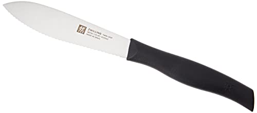 ZWILLING Twin Grip Brötchenmesser, Mit Welle, Klingenlänge 11cm, Kunststoffgriff, Schwarz