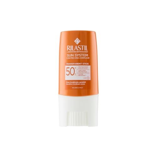 Rilastil Sun System – Transparenter Stick SPF50+ Sonnenschutz für das Gesicht, 8,5 ml – Ansicht 1