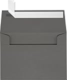 A1 Invitation Envelopes w/ Peel & Press (3 5/8 x 5 1/8) - Smoke Gray (50 Qty.)