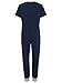 easyforever Special Needs Adaptive Clothing for Kids Boys Short Sleeve Anti-Strip Jumpsuit Back-Zip Long Leg Romper Navy Blue 6 Years