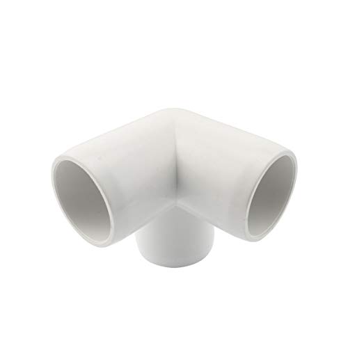DTTRA 2pcs 3-Way 1 Inch PVC Pipe Fittings PVC Pipe Connectors DIY Pipe Furniture Fittings PVC Elbow Fittings - Thumbnail 2