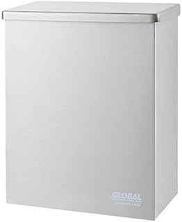 Global Industrial Automatic Air Freshener Dispenser Starter Kit, 1 Dispenser & 12 Refills, Lemon