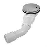Kit di scarico per vasca da bagno Ideal Standard con filtro per capelli, controllo degli odori, copertura di scarico della doccia, funzione di filtraggio dei peli del corpo in ABS, installazione