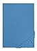 Produktbild biberna Jersey-Spannbetttuch 0077155 azurblau 1x 90x190 cm - 100x200 cm