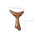 Wooden Mermaid Massage Tool for Face and Neck Lightweight Reflexology Scraping Board for Relaxation and Skin Care for Women and Men Light Brown Finish