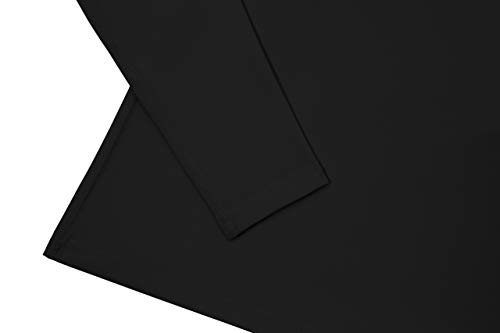 Tca Boys' Pro Performance Long Sleeve Running Compression Base Layer Top - Crew Neck - Black Stealth, Xl Boy (12-14 Years) #TOP3