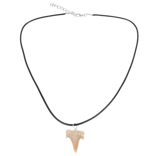 KICHOUSE Collar de dientes de tiburón para niños, joyería de