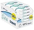 Dodot Aqua Pure Salviette per Neonato, 99% acqua, 672 salviettine, 14 confezioni (14 x 48) di Salviette per Neonati