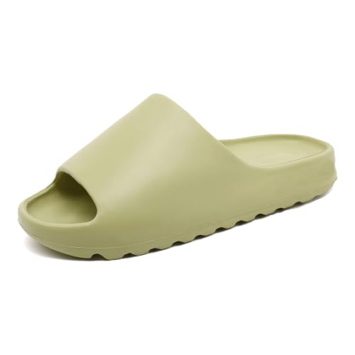 Image of Shoquis Cloud Slides Sandals for Women Men, Pillow Slippers,Open Toe Garden Shoes,sandals women,Drying Soft Lightweight Shower Shoes for Indoor and Outdoor