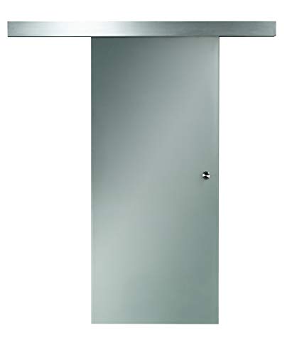 LTL Home Products 8BDGL3080OP Opaque Interior Glass Barn Door Kit, 30" x 80", Frost