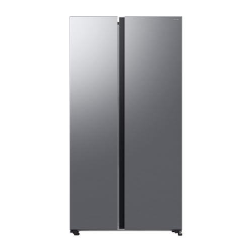 Samsung Frigorifero Side by Side Air Space AI RS70F65QDT/EF, All-Around Cooling, Wifi con AI Energy Mode, Total No Frost, SpaceMax, 654 L, LxAxP: 91,2 x 178,4 x 72,6 cm, Metal Inox