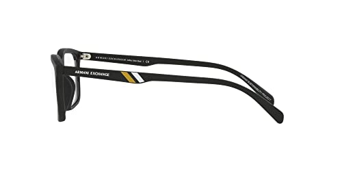 Image of Armani Exchange mens Ax3089u Universal Fit Square Prescription Eyewear Frames