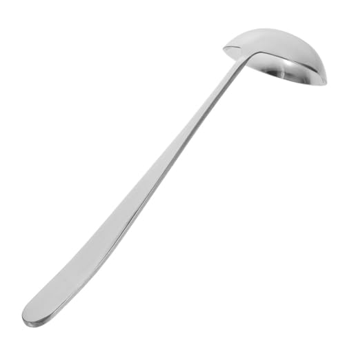 Cabilock Stainless Steel Soup Spoon Hot Pot Utensil for Kitchen Ergonomic Design Multi Functional Food Spoon for Daily Use Parties and Festivals