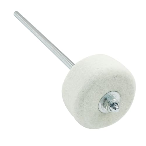 White Felt Bass Drum Beater for Kick Drum Pedal