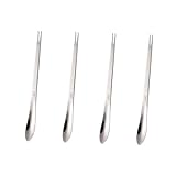 FUNOMOCYA 4piezas Utensilios Comer Acero Inoxidable Tenazas Kit para Cangrejo Langosta Mejillones Herramientas Abrir y Pelar
