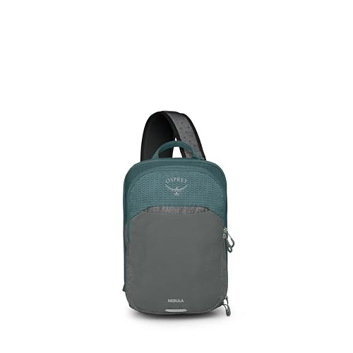 Image of Osprey Nebula Shoulder Sling Bag, Cascade Blue /Coal Grey Heather