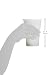 Mical - Vaso Plástico Blanco - 100 unidades