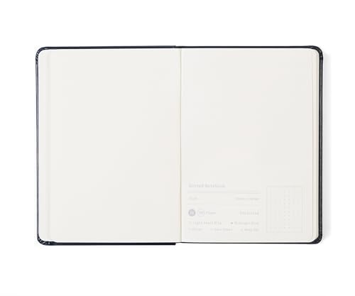 Image of A6 Professional Notebook, 160 Lined Pages, 100 GSM Thick Paper, Premium PU Leather Hardcover, Includes 2025 Annual Planning Card, Dark Green
