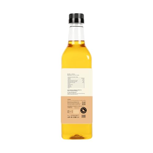 Image of Nune Virgin Organic Cold Pressed Groundnut Oil Bottle - 1 Litre 100% Pure Natural & Certified Unrefined Cooking Oil | Rich Aroma & Real Flavoured Oil